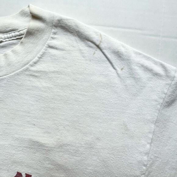 Vintage 90s No Fear Thrashed Older I Get Faster I Was T Shirt L Faded Distressed - Picture 10 of 14